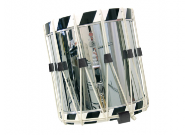 Tambour bâlois Ø 41, aluminium chromé