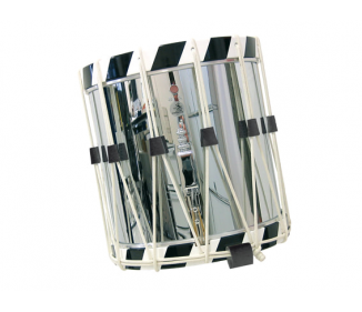 Tambour bâlois Ø 43, aluminium chromé