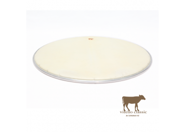 Peau de frappe naturelle (veau) Vitello CLASSIC / cercle aluminium