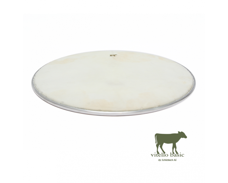 Peau de frappe naturelle (veau) Vitello BASIC / cercle aluminium