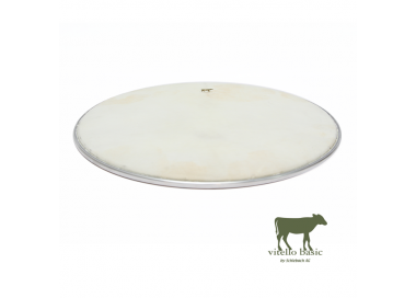 Peau de frappe naturelle (veau) Vitello BASIC / cercle aluminium