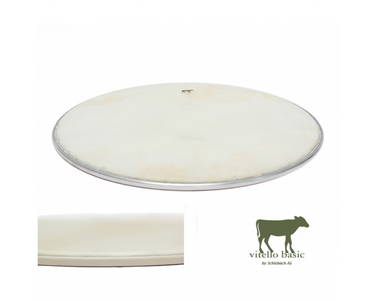 Calfskin batter head, Vitello BASIC / aluminum rim