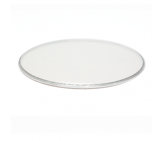 Snare head, transparent