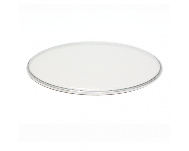 Snare head, transparent