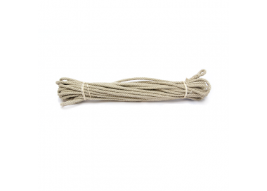 Seil Hanf Naturf. mit Schlaufe u. Endspitz, bis Ø 41, 12-Loch, ca. 14.25 m