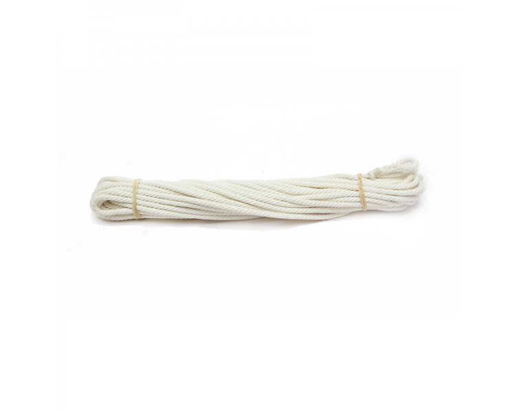 Seil Hanf Naturf. mit Schlaufe u. Endspitz, bis Ø 41, 12-Loch, ca. 14.25 m