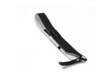 Bandolier, black, unlined, with stick loops, child size 0