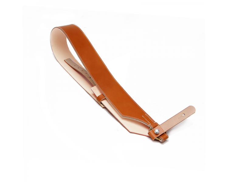 Bandolier, brown, unlined, without stick loops, child size 0