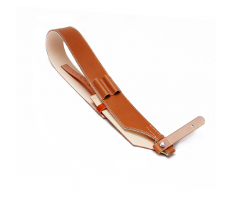 Baudrier brun non doublé, avec porte-baguettes, taille enfant 0