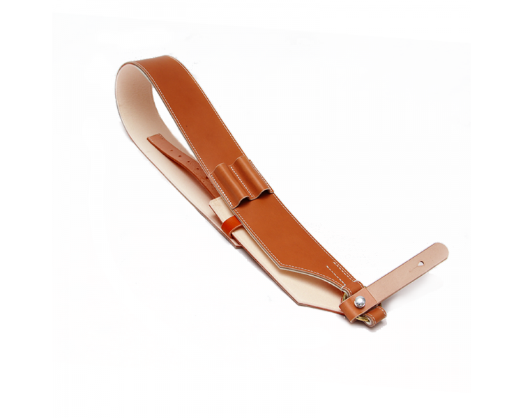 Baudrier brun non doublé, avec porte-baguettes, taille enfant 0