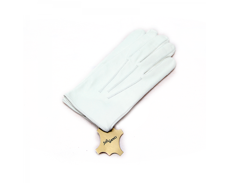 Gants pour tambour-major en cuir de chèvre avec doublure soie