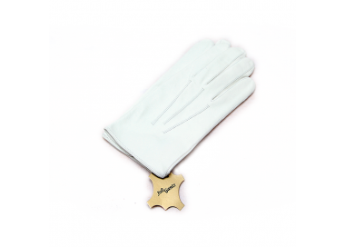 Gants pour tambour-major en cuir de chèvre avec doublure soie