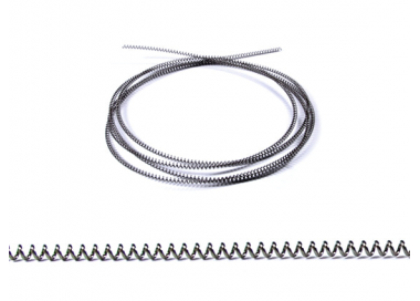 Spiral snares, single 1.25m (gives 2 rows)
