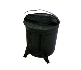 Housse pour tambour, Sherpa noir, modèle Armée suisse Ø 36 - 38cm