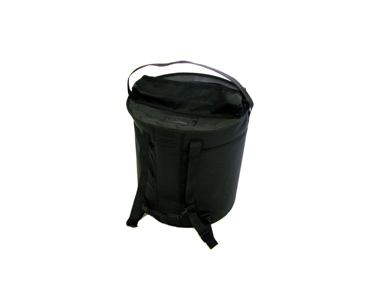 Housse pour tambour, Sherpa noir, modèle Armée suisse Ø 36 - 38cm