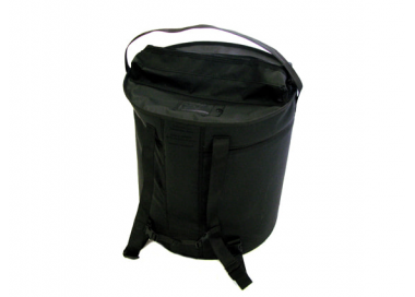 Housse pour tambour, Sherpa noir, modèle Armée suisse Ø 36 - 38cm