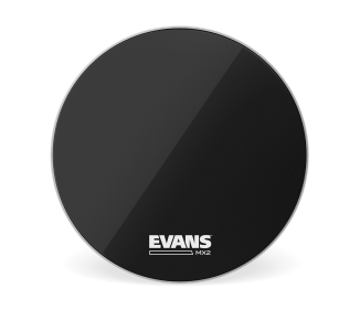 Bass Drum Schlagfell EVANS MX2 / schwarz / Grösse 26Zoll